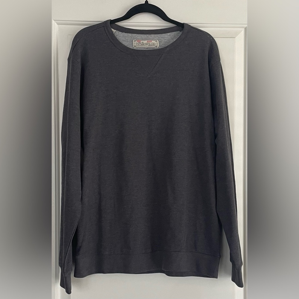 JACHS MFG Co. Men's Dark Gray Long Sleeve Sweater